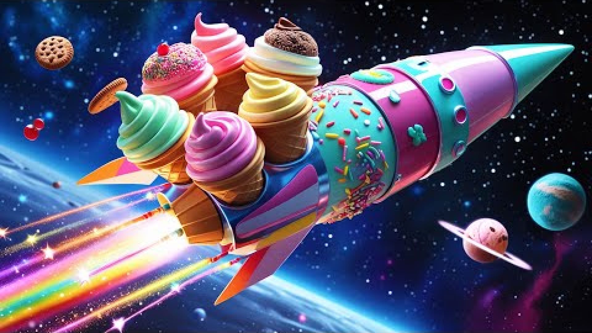 What if A Rocketship Was Powered by Ice Cream Cones? | Funny Videos for Toddlers | JollieJingles