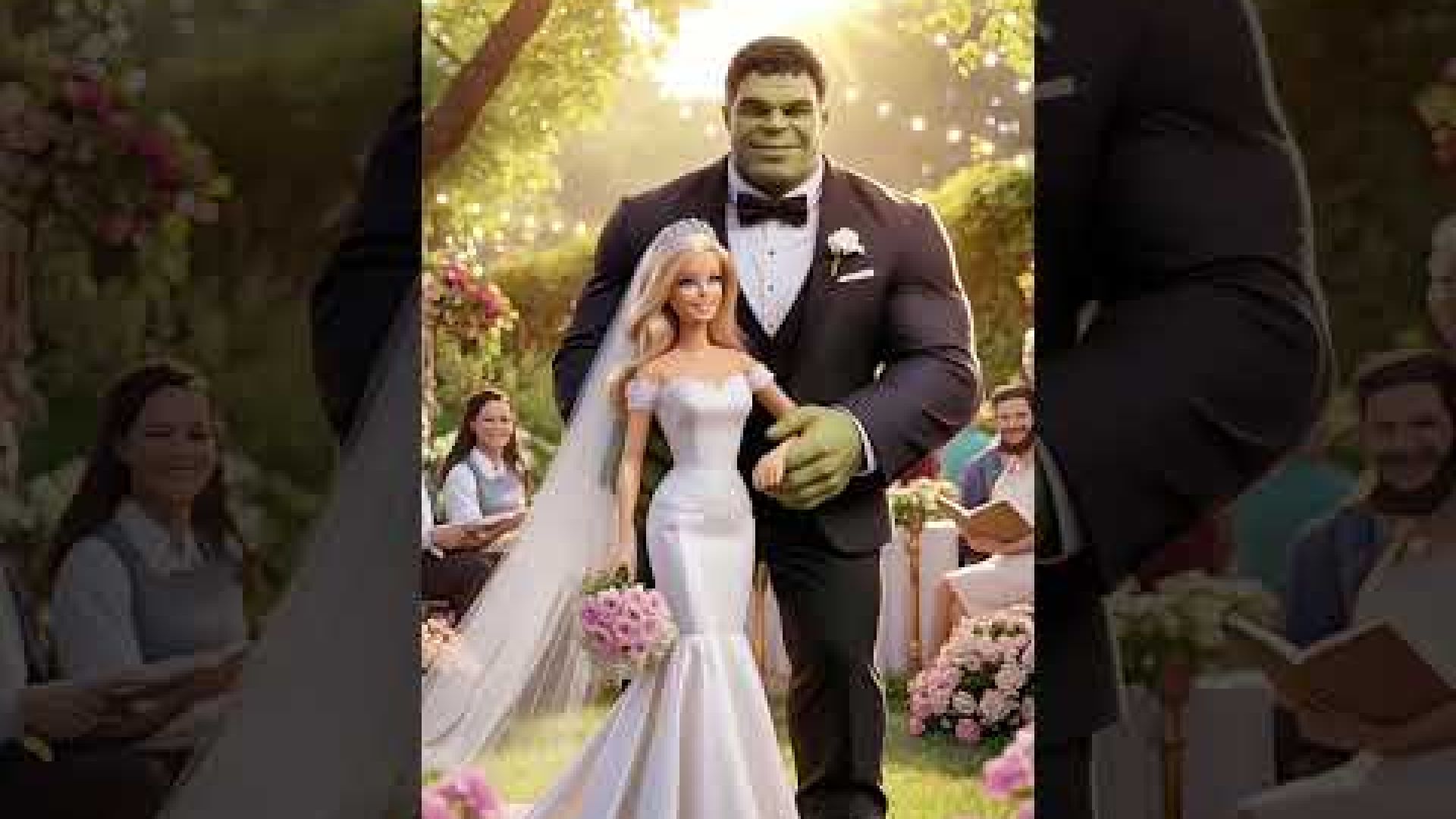 Barbie MARRIED The HULK?! 💍💚 You Won’t Believe What Happens! #shorts
