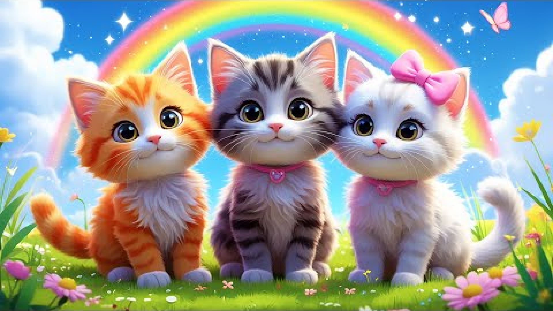 The Cutest Kittens You'll Ever See! | Nursery Rhymes for Toddlers | JollieJingles